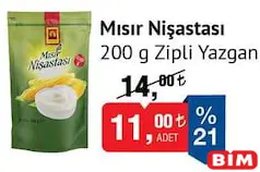 YAZGAN MISIR NİŞASTASI 200 G fiyat ve kampanya bilgisi